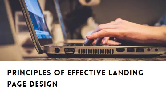 Principles of effective landing page design